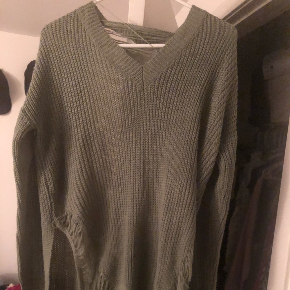Cute little ripped sweater